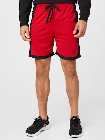 Jordan Regular Sportshorts in Rot: predná strana