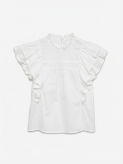 VERO MODA Chemisier 'VMElix' en XS en blanc, Vue avec produit