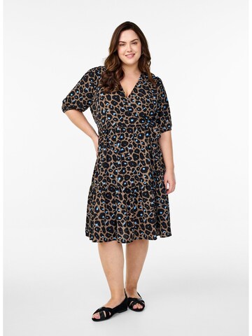 Zizzi Kleid 'Vanni' in Braun