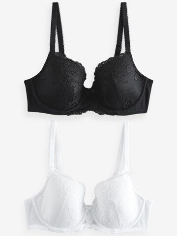 Next T-shirt Bra in Black: front