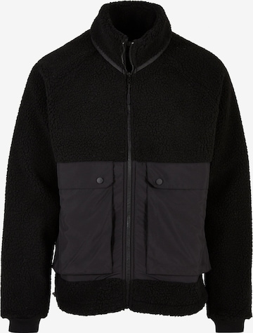 Urban Classics Between-Season Jacket in Black: front