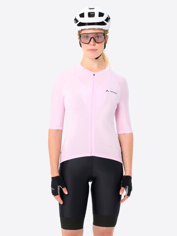 VAUDE Slimfit Sportbroek 'Furka Bib II' in Zwart