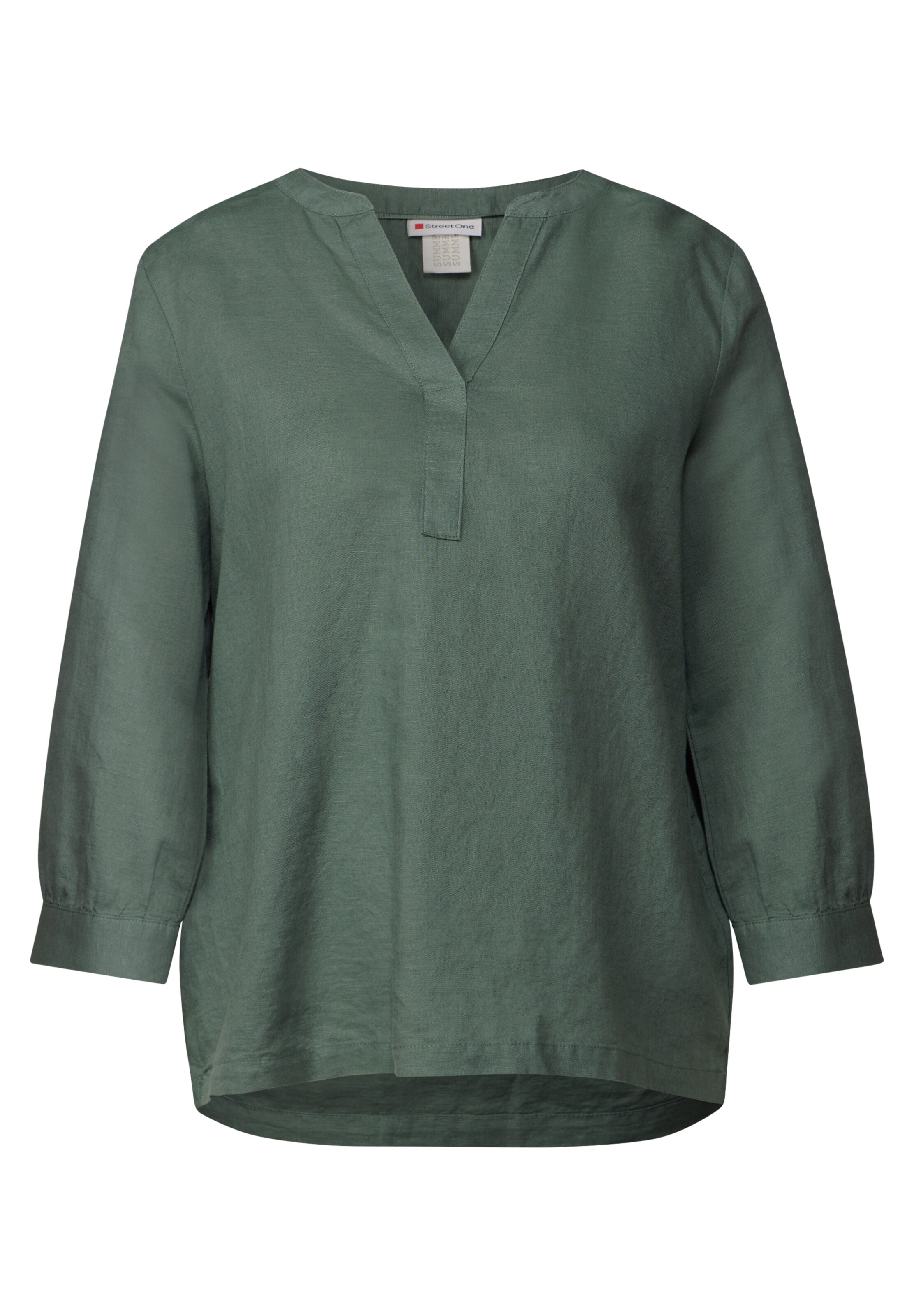 STREET ONE Blouse in Groen: voorkant