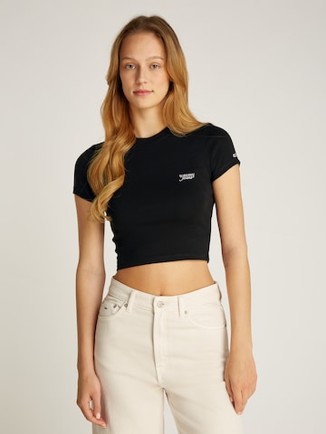 Tommy Jeans Футболка в Черный: спереди