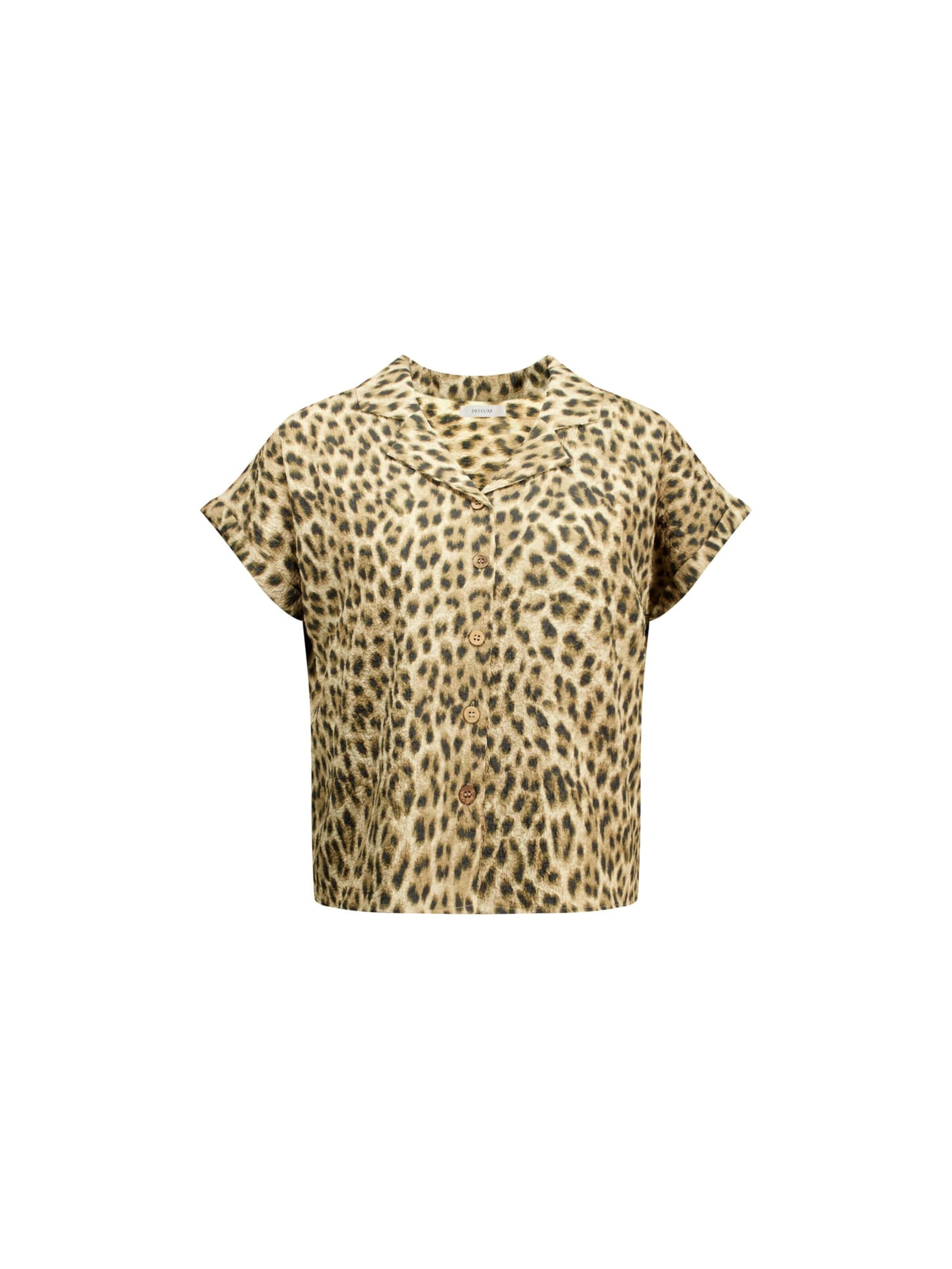 T-Shirt Deeluxe en beige : devant
