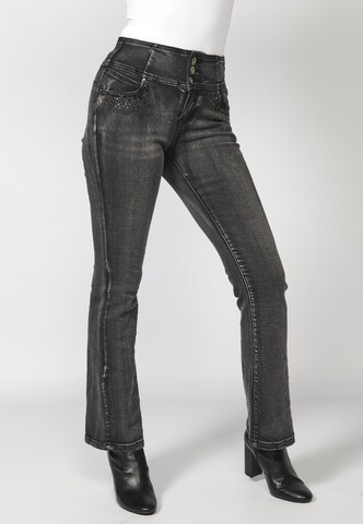 KOROSHI Flared Jeans in Grau