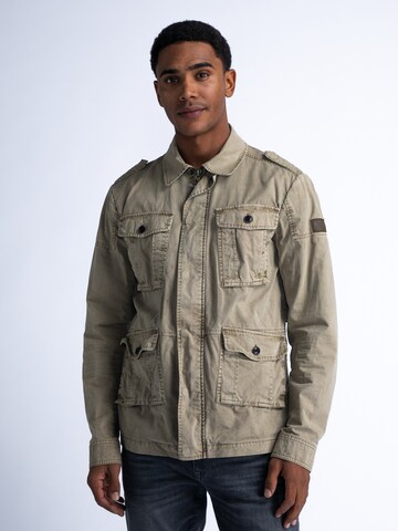 Petrol Industries Between-Season Jacket 'Breezify' in Beige: front