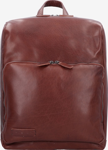 Plevier Backpack 'Slate' in Brown: front