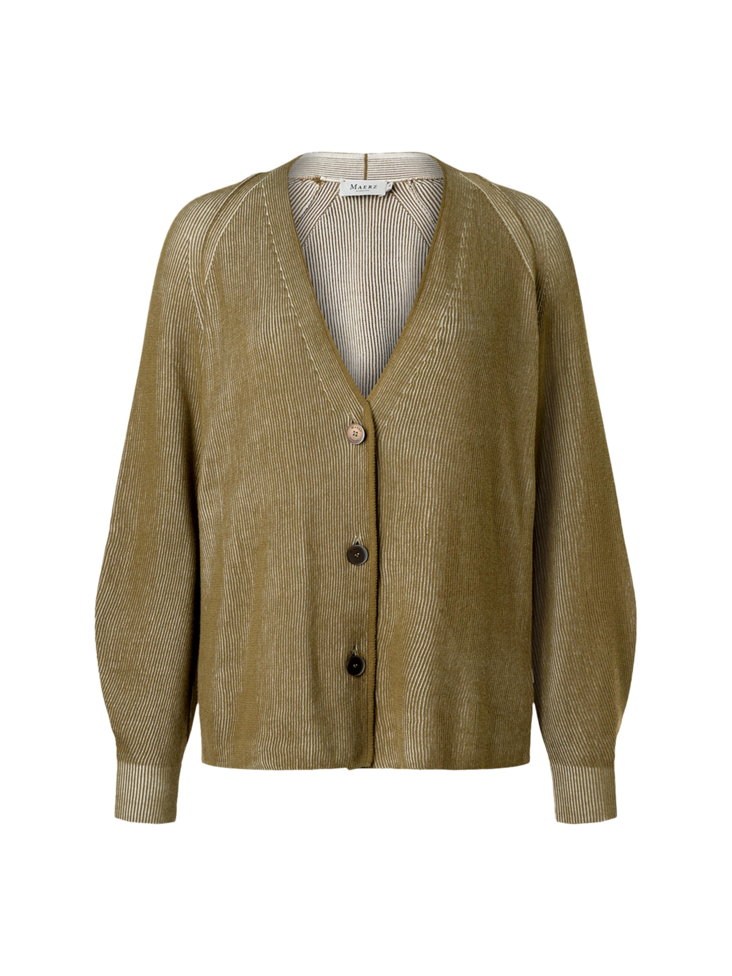 Cardigan ' 235301 ' MAERZ Muenchen en vert : devant