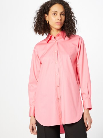 Camicia da donna 'Bacora' di BOSS in rosa: frontale