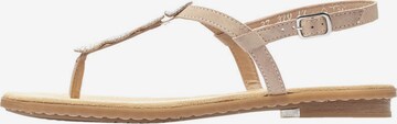 Rieker T-bar sandals in Pink