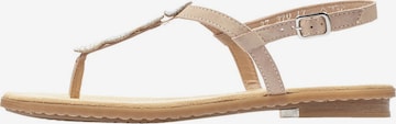 Rieker T-Bar Sandals in Pink