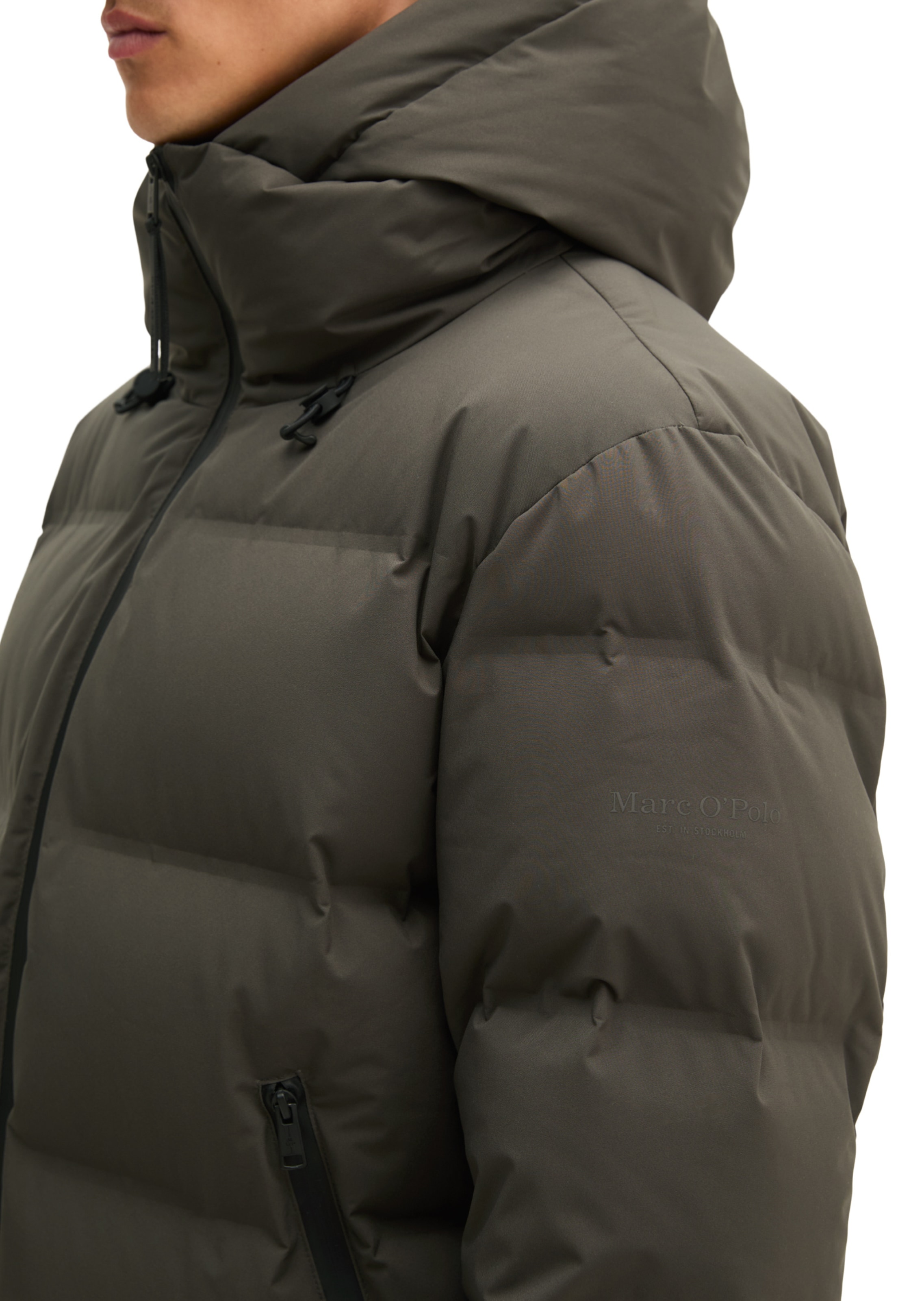 Marc O'Polo Jacke 'Marc O'Polo x Function' in Braun: Seite