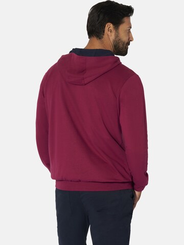 Jan Vanderstorm Sweatshirt 'Korbenkt' in Red