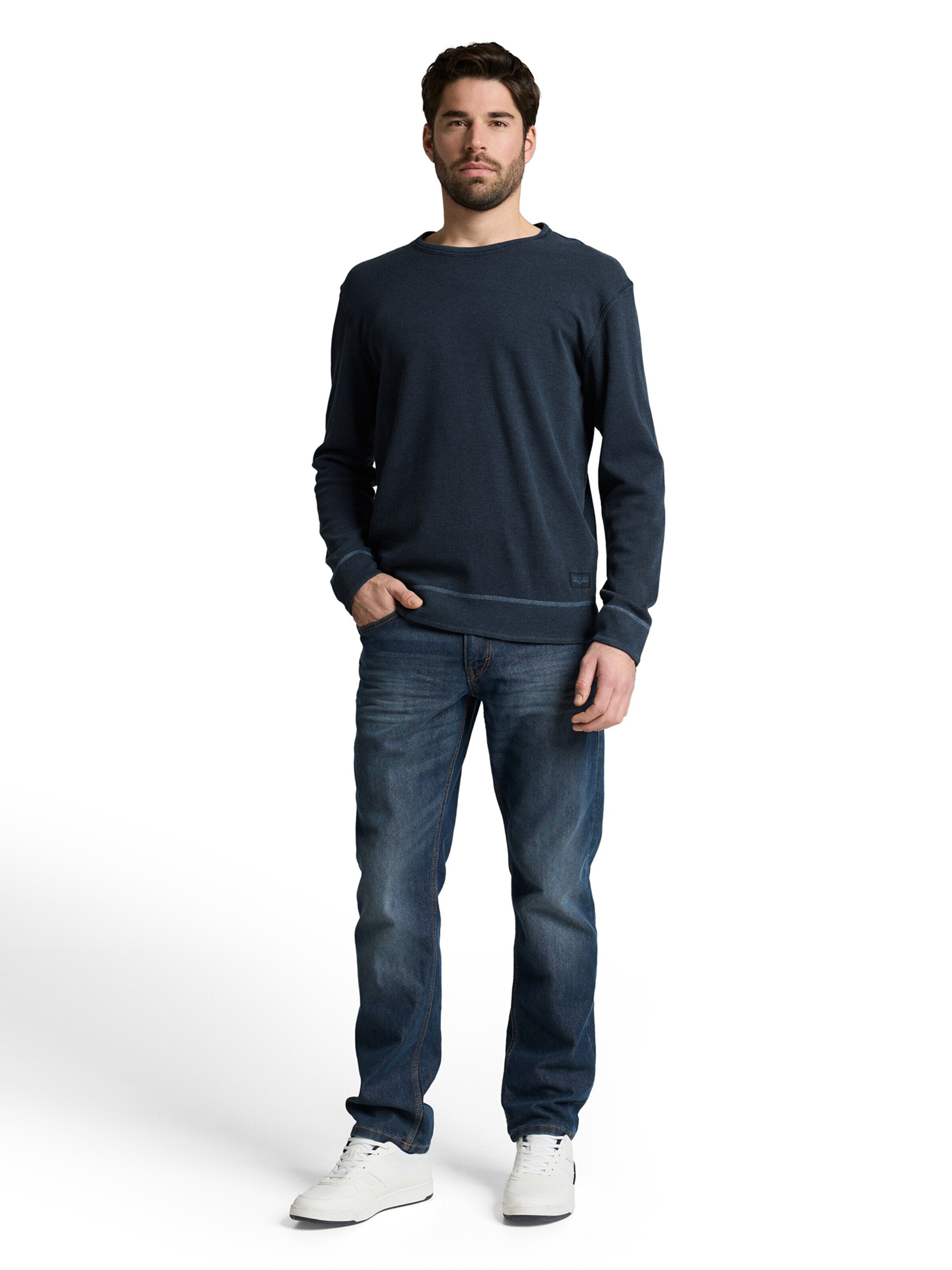 TOM TAILOR Shirt in Blau