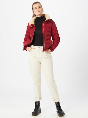 ONLY Winter jacket 'Camilla' in Red