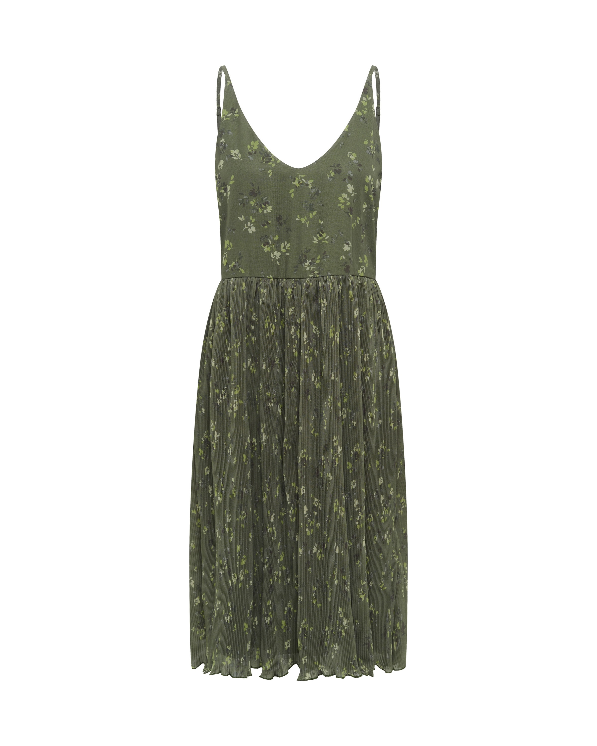 CULTURE - Vestido 'CUTabita' em verde: frente
