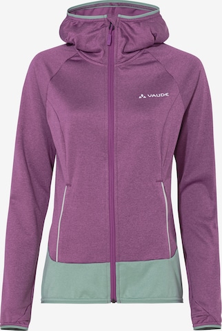 VAUDE Funktionsfleecejacke 'Tekoa FL J II' in Lila: Vorderseite