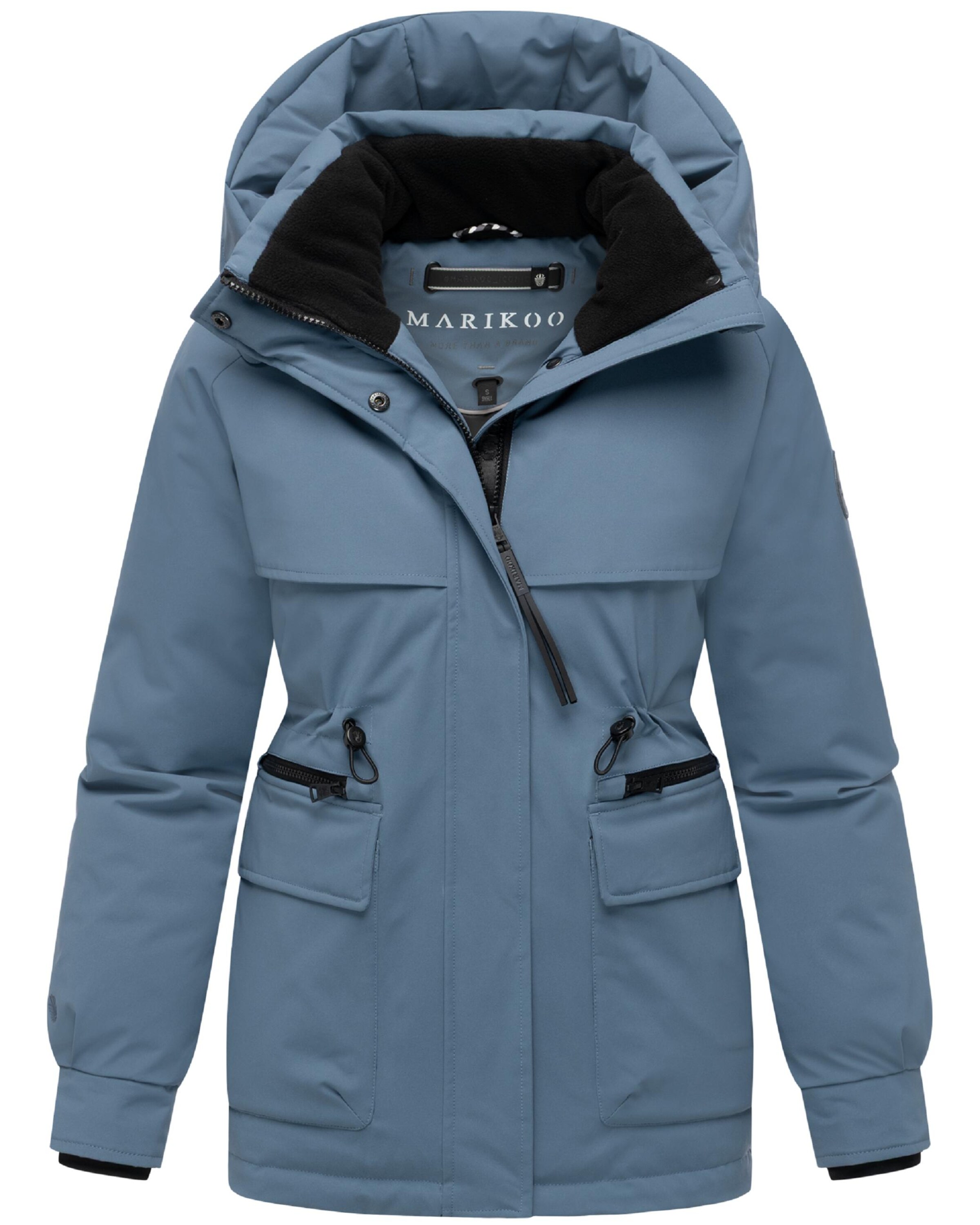 MARIKOO Pitkä talvitakki 'Shigaraa XVI' värissä sininen