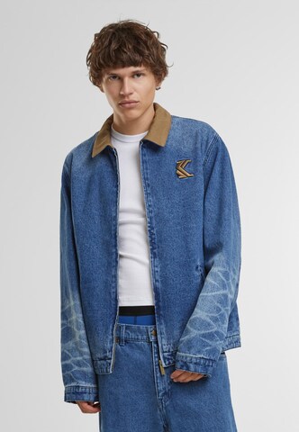 Giacca di mezza stagione di Karl Kani in blu: frontale