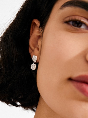 Pilgrim Náušnice 'Ember' – stříbrná