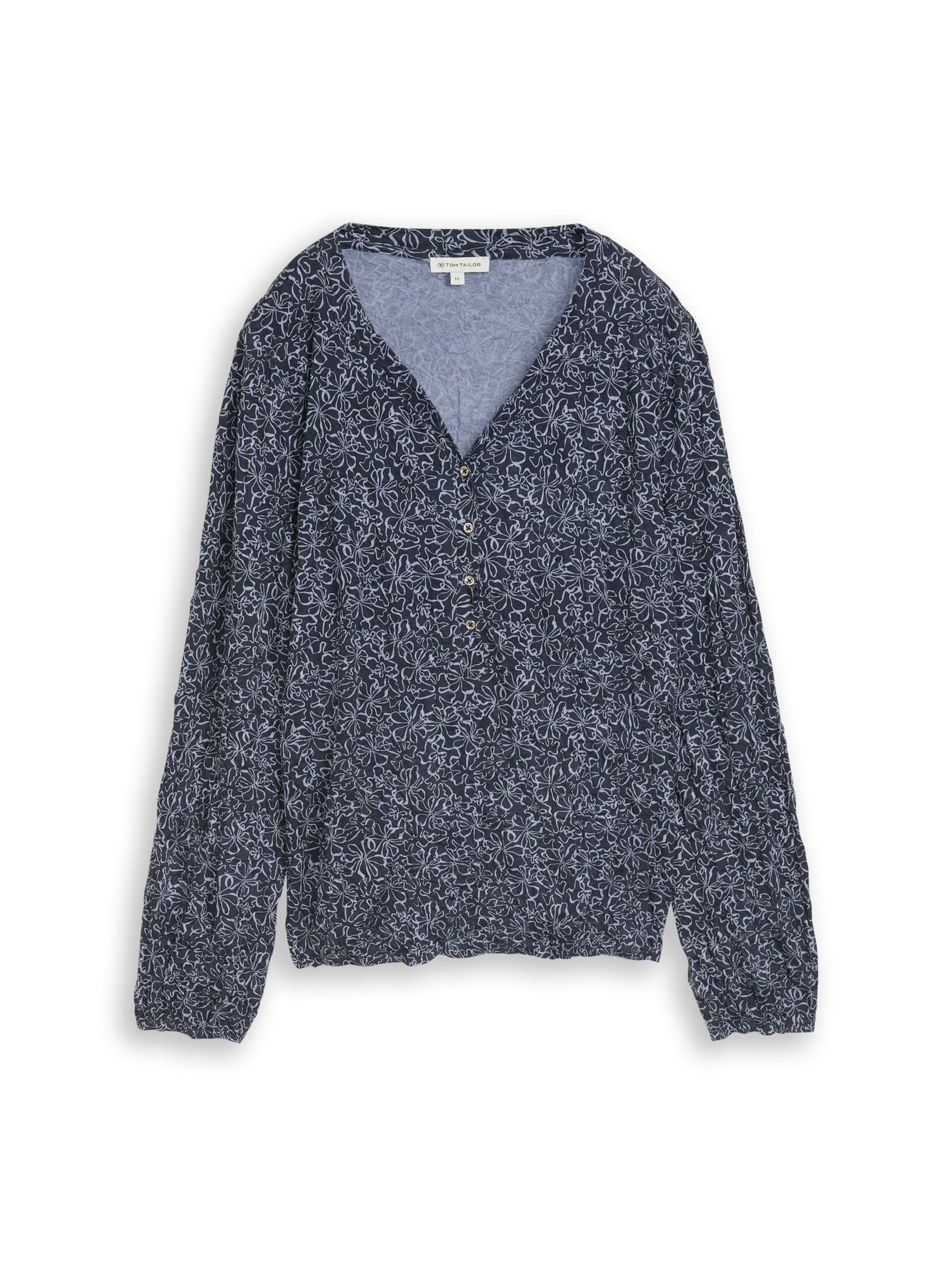 TOM TAILOR Bluse in Blau: Vorderseite