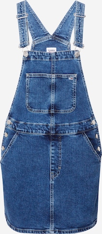 Tommy Jeans Overall Skirt in Blue: front