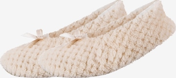 camano Slippers in Beige: front