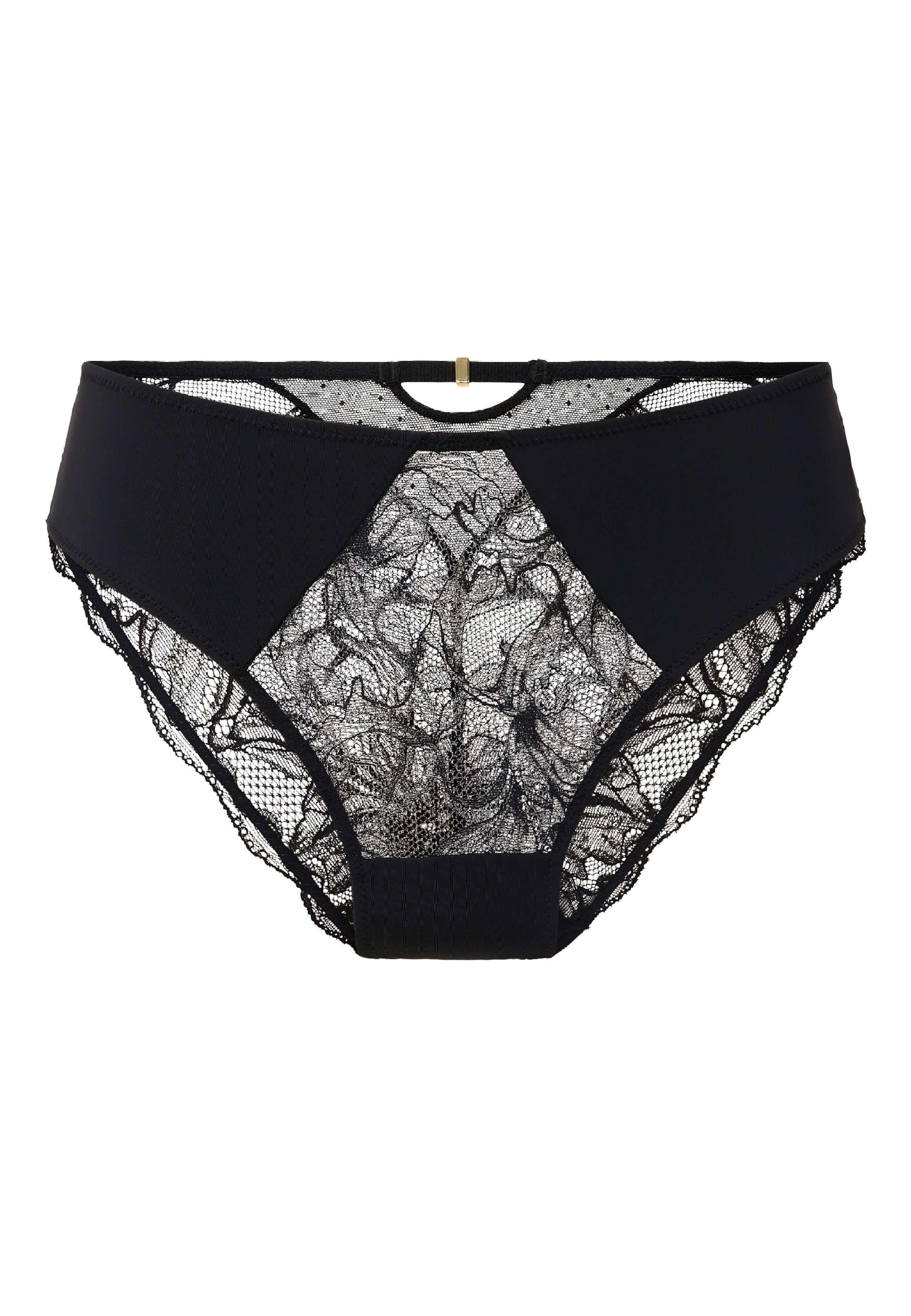 LingaDore Panty in Black: front
