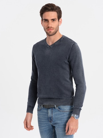 Ombre Pullover 'OM-Swos-0108' in Blau