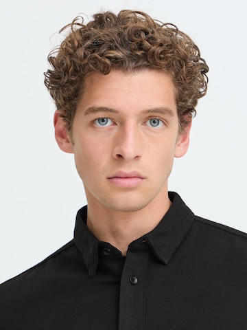 Casual Friday Slim fit Button Up Shirt 'CF Arthur' in Black