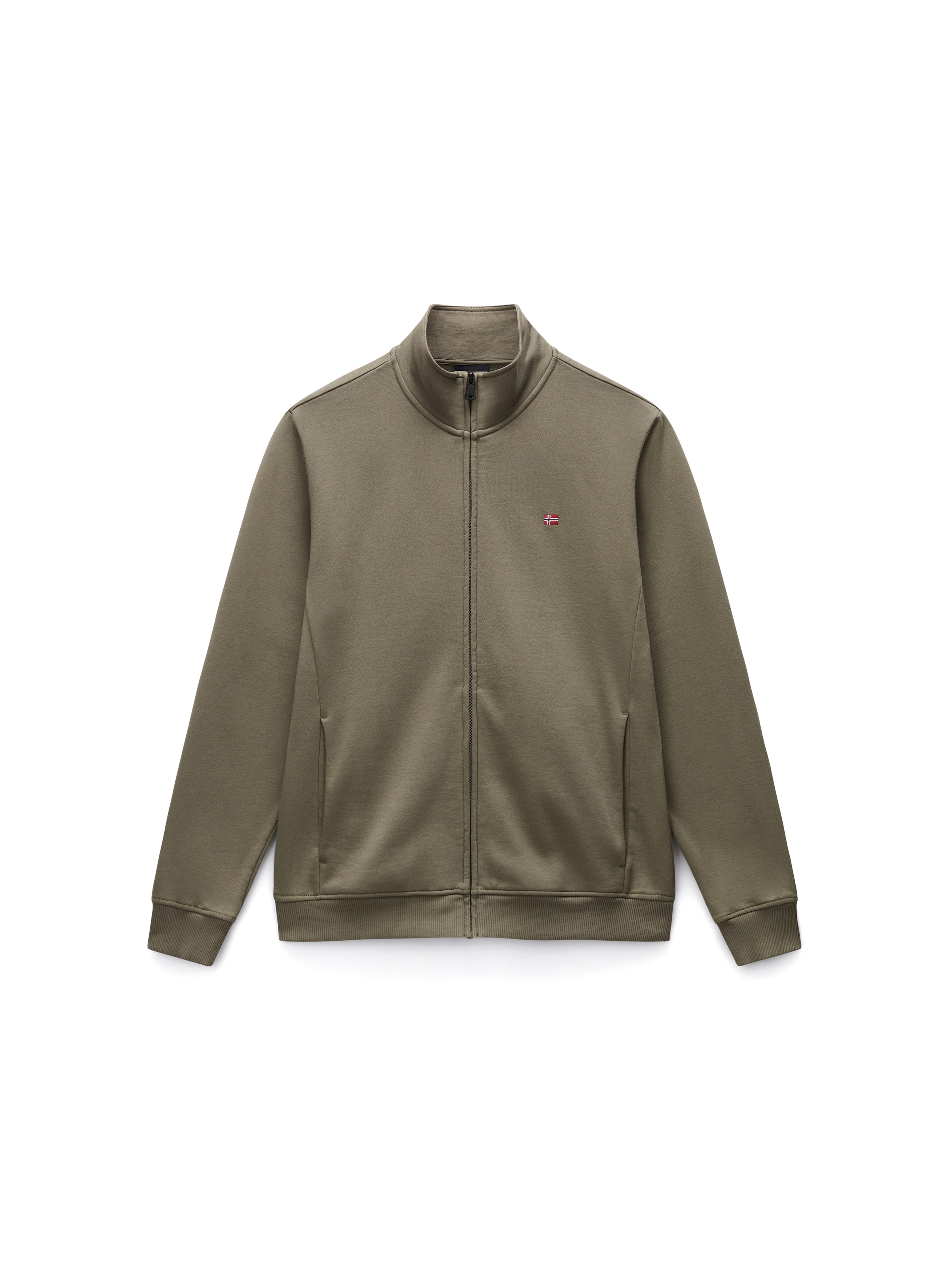 NAPAPIJRI Sweatjacka 'Balis' i grön: framsida