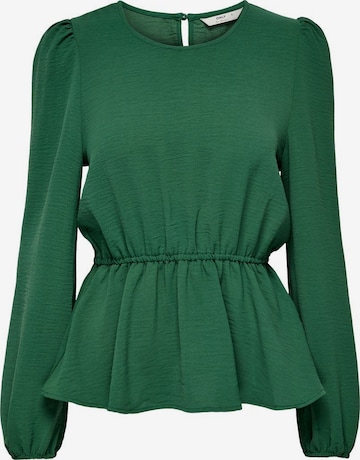 ONLY - Blusa en verde: frente