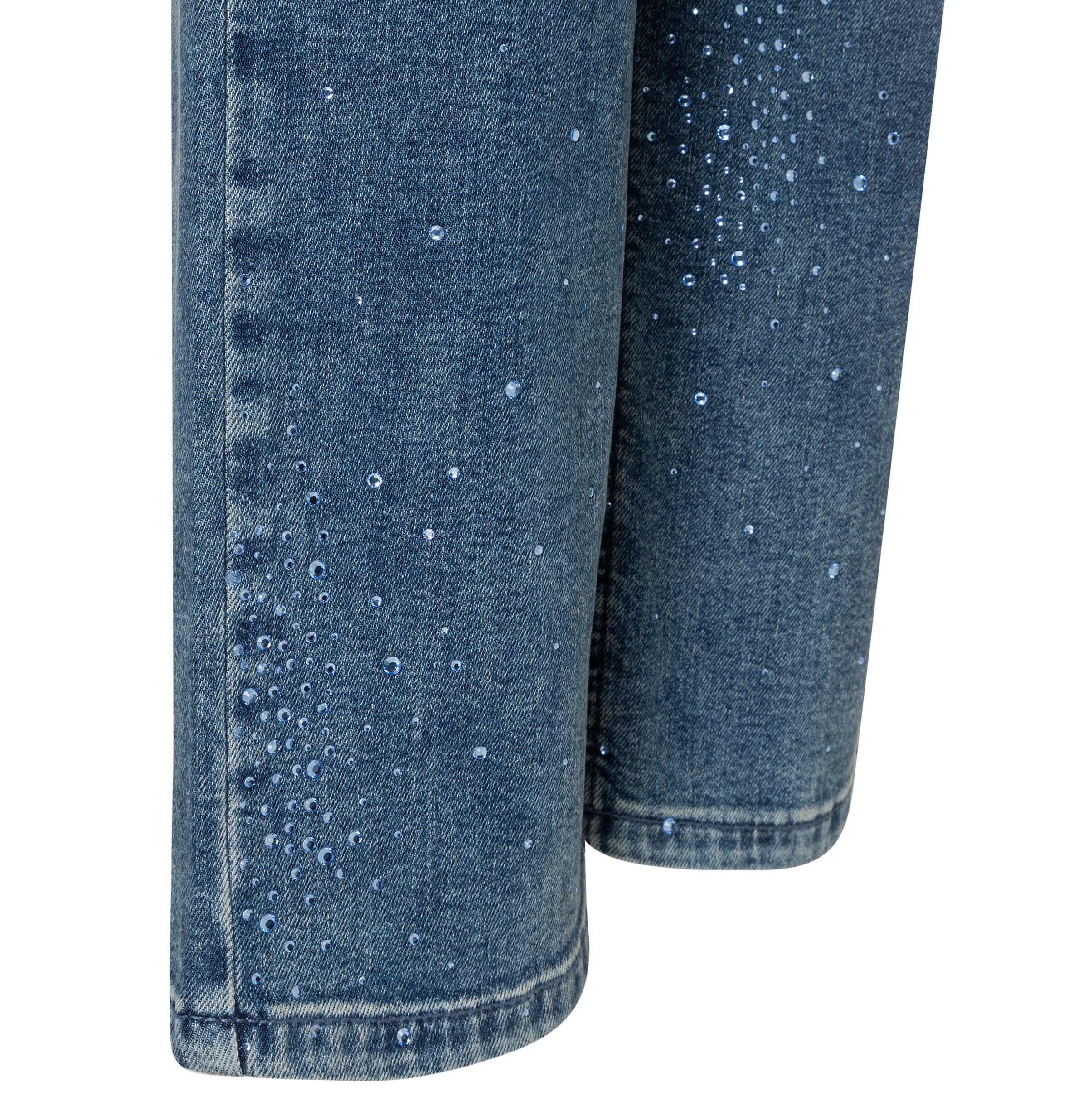 Coupe slim Jean 'Carrie' MAC en bleu