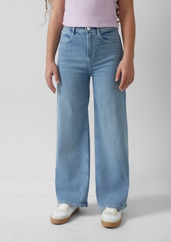 s.Oliver Wide leg Jeans in Blauw: voorkant