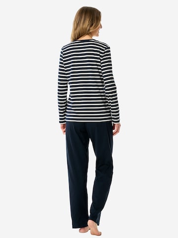 SCHIESSER Pyjama 'Essentials' in Blau
