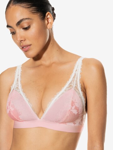 Mey Triangle Bra in Pink: front