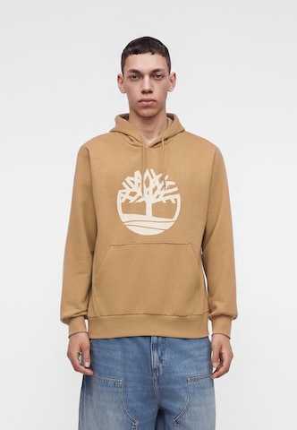 TIMBERLAND Sweatshirt 'NORTHWOOD' i brun: framsida