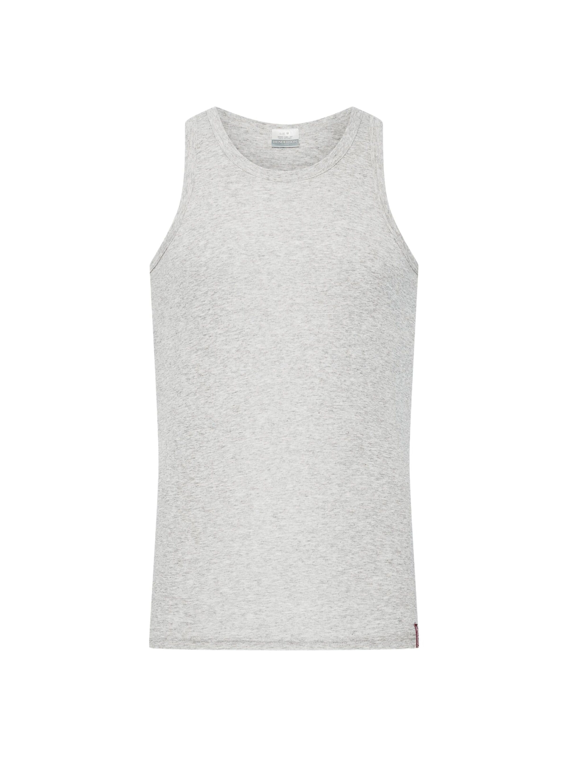 Henderson - Camiseta 'Unterhemd M 100, Achselhemd mit Rundhalsausschnitt XXL' en gris: frente