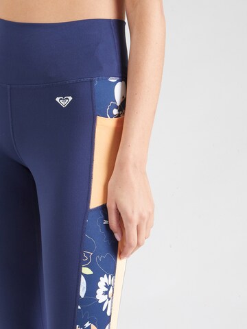 ROXY Skinny Sporthose 'HEART INTO IT' in Blau