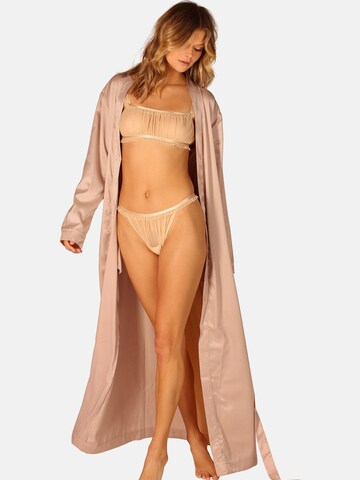 OW Collection Dressing Gown 'KATRINA' in Beige