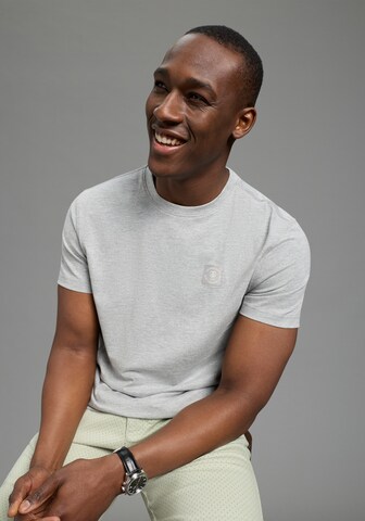 DELMAO Shirt in Blue: front