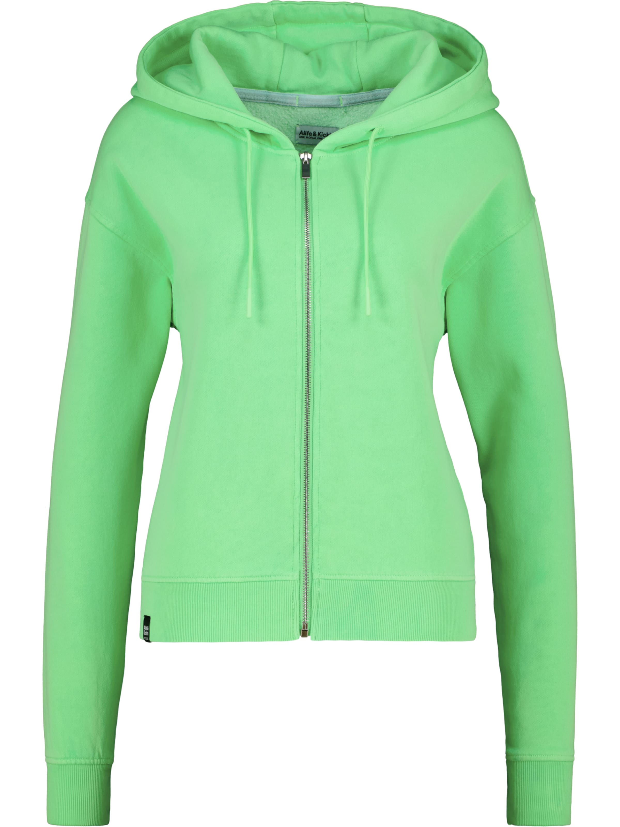 alife & kickin Sweat jacket 'RanaAK' in Green: front