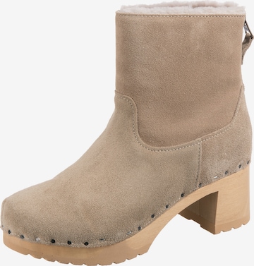 SOFTCLOX Ankle Boots in Beige: front