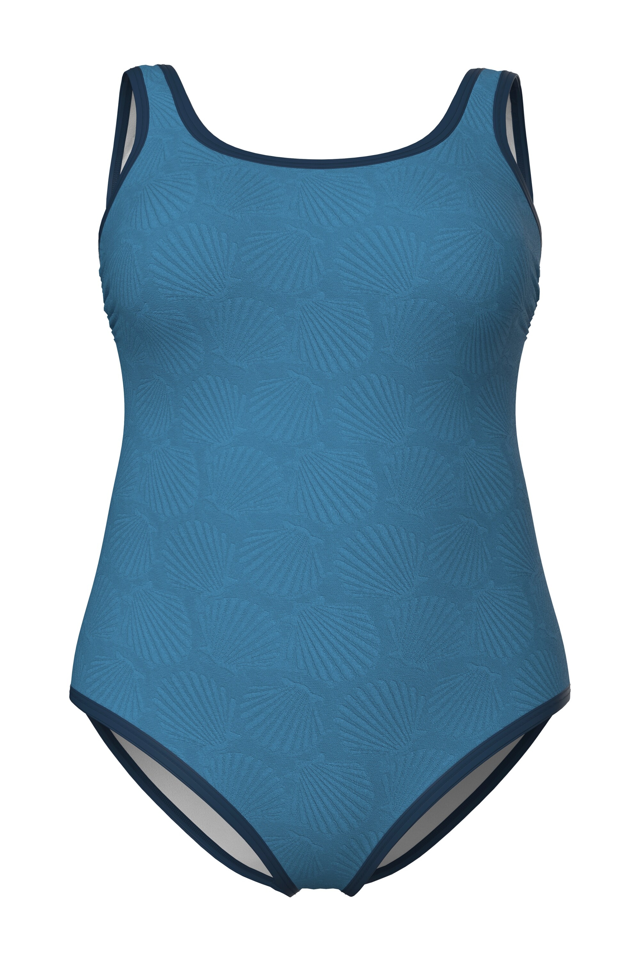 Ulla Popken Badeanzug in himmelblau, Produktansicht