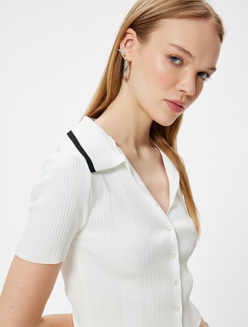 Koton Gebreid vest in Beige