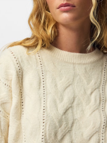 PIECES Pullover 'PCKATHY' in Beige