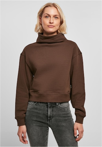 Urban Classics Sweatshirt in Brown: front