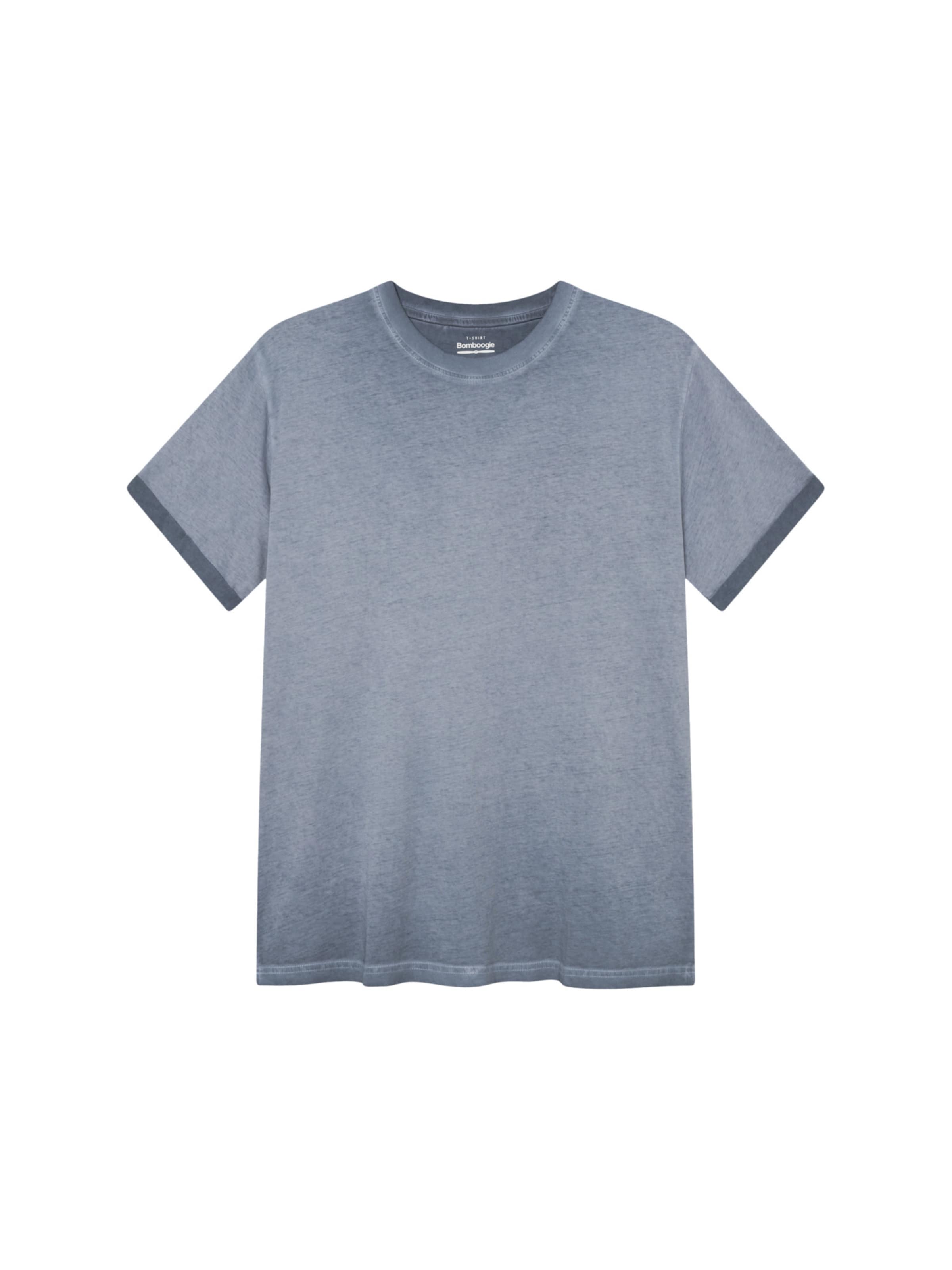 T-Shirt 'Round' BOMBOOGIE en bleu : devant