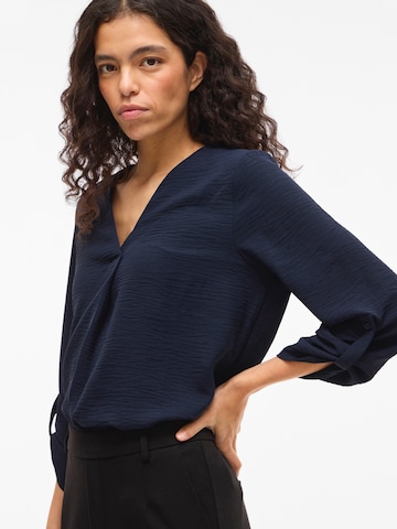VILA - Blusa 'VIJOSA' em azul